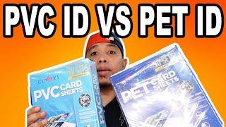 PVC VS PET CARD SHEET | ID LAYOUT USING MS WORD | TRANSPARENT INVITATION | The Printing Shock