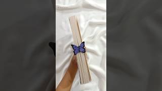 Cute bookmark making idea | Bookmark tutorial | Tahoo's Art | #shorts #painting #craft #bookmark