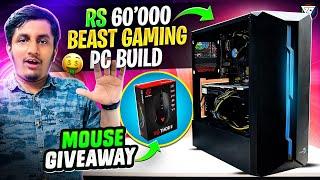 Rs 60000 Beast Gaming PC Build with Games BENCHMARKs | GIVEAWAY