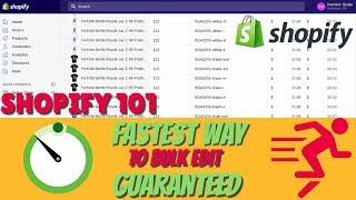 FASTEST WAY to Bulk Edit Prices on Shopify!