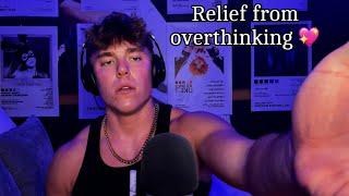 ASMR sleep relief from overactive mind, OCD, rumination, racing thoughts, anxiety 