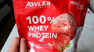 AdvLab whey protein хим анализ, сколько белка.