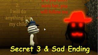 Secret 3 + Sad Ending Badges  | Zizzy & Pony (Roblox Piggy Fangame)