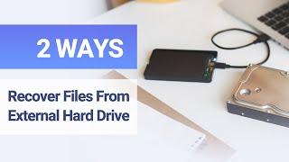 【Guide】How to Recover Deleted Files from External Hard Drive | 2 WAYS !!