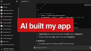 I built an entire APP in ONE WEEK using ChatGPT