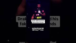 Drake addresses fake friends #conductor #gimmehug