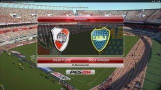 River - Boca | PES 2014 | Relatos Closs y Niembro | El Monumental