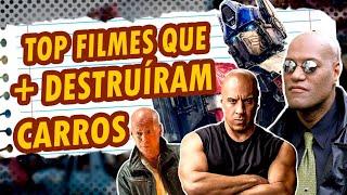 TOP 10 filmes que mais destruíram carros | ROBOTOP