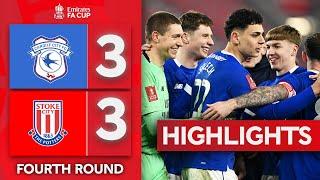 Six-Goal Thriller Ends in Shoot-out | Stoke City 3-3 (2-4 Pens) Cardiff City | Emirates FA Cup 24-25