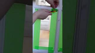 #shorts An EASY Way To Paint French Doors Black