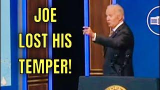 Angry Joe Biden LASHES OUT at Reporters after SLURRING, MUMBLING update…