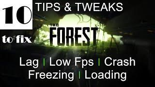 10 Tips to fix (The Forest) low fps, lag, crash, loading, freezing