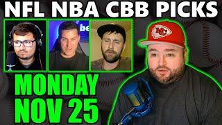 Monday Picks with Kyle Kirms | NFL NBA CBB 11/25