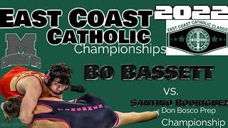 Eastcoast Catholic Classic Championships: Bo Bassett vs Santino Rodriguez, Don Bosco Prep NJ