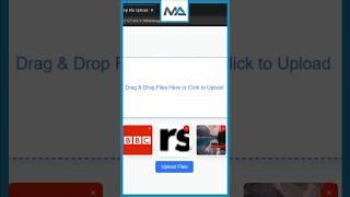 jQuery Drag & Drop File Upload with Image Preview & AJAX | Easy Tutorial!"  #shorts