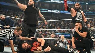 The Bloodline open challenge to OG Bloodline after attack on Roman Reings Raw Smackdown