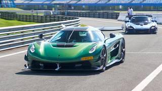 $3.5 Million Koenigsegg Jesko Attack Plus | Accelerations and Driving on Track!