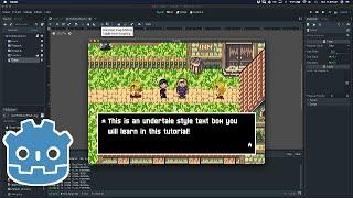 How to make a Simple RPG Textbox in Godot