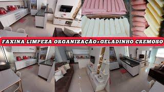 GELADINHO GOURMET SUPER CREMOSO FÁCIL DE FAZER+ROTINA DE MÃE DONA DE CASA FAXINA LIMPEZA ORGANIZAÇÃO