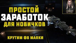 EVE Online. ПРОСТОЙ АФК ЗАРАБОТОК ДЛЯ НОВИЧКОВ. Крутим маяки и отдыхаем