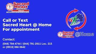 Hospital or Home care? why not both?! Tara na sa Sacred Heart Hospital!