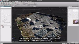 Leica Infinity – UAV Processing Part 3 - Create Dense Point Cloud, DSM and Orthophoto