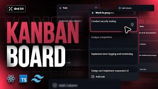 React course: Build a drag and drop Kanban Board: Typescript, Tailwind, Dnd-Kit multiple containers