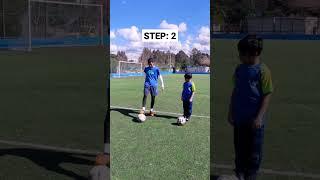 Teaching my little brother this skill  #viral #soccer #football #footballskills #trend