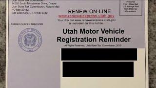 DMV Officials: Vehicle registrations down in Utah months after reminder postcards stopped