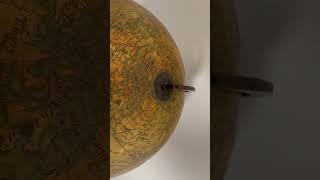 World in your hands Antique Geographic 10 Inch Terrestrial Globe Atlas Railways Steamer Sea Routes
