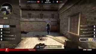 CS GO: SLTV StarSeries S4 CPH Wolves Nico 1vs4 vs JAS crazy knife ace de_mirage