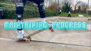 Maintaining Progress | Learning to skate again 