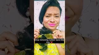 Elastic Rubberband Trouble?  #shorts #shortsvideo #hack #song #jeeja #diy @TheSumedha14