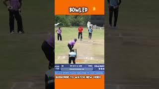 Bowled #cricket #viralvideo #viralshort #viralreels #highlights #motivation #comedy #dglivesport