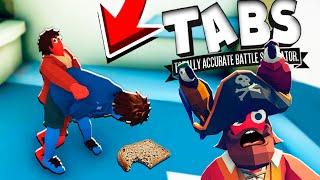 БИТВА ЗА ХЛЕБ и ТЕСТ ПИРАТОВ! Новые БЕЗУМНЫЕ СРАЖЕНИЯ в Totally Accurate Battle Simulator TABS/ТАБС