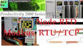 Productivity 2000 PLC Node-RED Modbus TCP