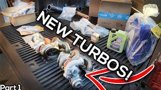 Installing 17T Turbos for 600HP (N54)