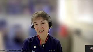 Chemotherapy specialist nurse Rosie Roberts shares her experiences running video group clinics