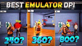 FREE FIRE DPI SETTINGS  BEST EMULATOR DPI FOR FREE FIRE