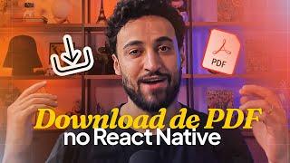 Download de arquivo no React Native - PDF