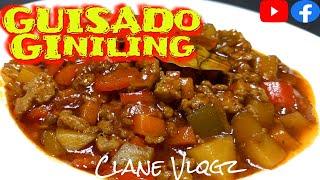 Guisado Na Giniling Recipe