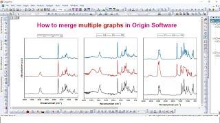 How to merge multiple graph using Origin Software