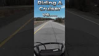 Riding a Cruiser VS a Dual Sport