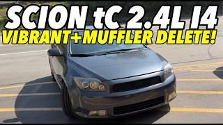 2010 Scion tC 2.4L Exhaust Sound w/ Vibrant Ultra Quiet & Muffler Delete!