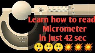 How to Read Micrometer| How to use Micrometer| Micrometer  