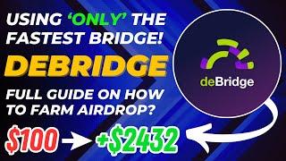 BRIDGE FROM ETH TO SOL USING DEBRIDGE AND FARM ITS AIRDROP (I I WON'T USE ANOTHER BRIDGE EVER)