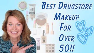My Holy Grail Drugstore Makeup For Mature Skin!! (50+ )