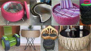 Recycled car tire furniture ideas