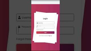 Animated Login And Registration Form In HTML CSS And JavaScript | Login And Signup Form HTML CSS