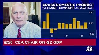 CEA Chair Jared Bernstein on Q2 GDP